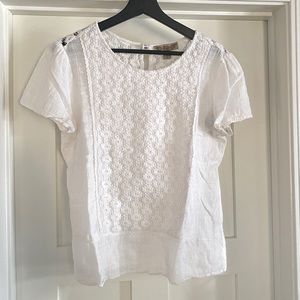 Nine West lace embellished top
